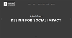 Desktop Screenshot of idea2form.com